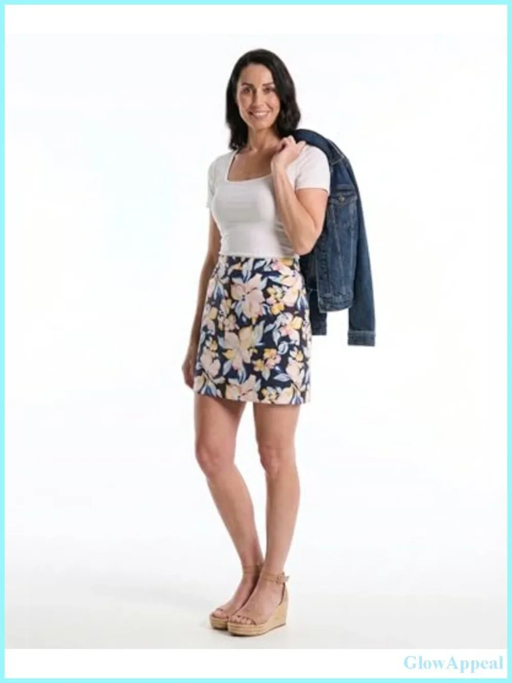 Women's Pull-On Stretch Viscose Skort with Pockets & Built-In Shorts
